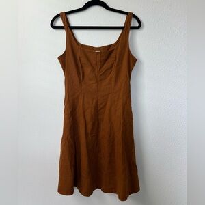 Brown minidress